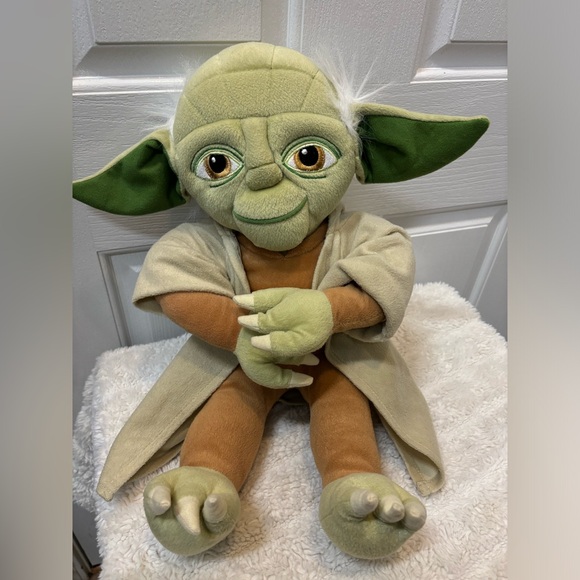 Yoda Star Wars Jay Franco Plush Lucas Film Stuffed Animal In Hooded Robe 17” - Picture 2 of 7